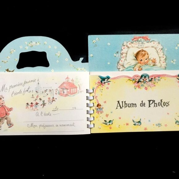 Vintage 1960 Mon Premier Journal Capitol Publishing Company Album Bébé Souvenir - Picture 5 of 10